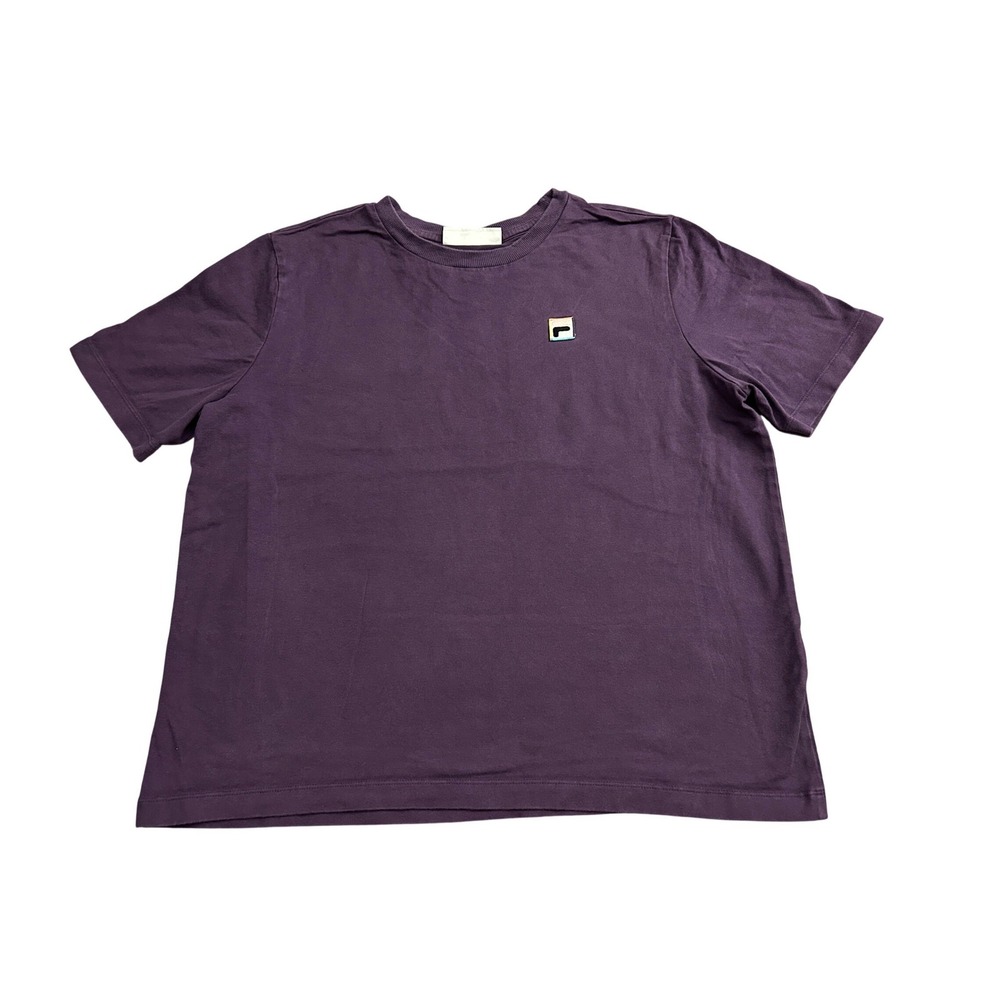 Fila T-Shirt Womens Large Purple Excellent Short Sleeve Embroidered Logo Tee